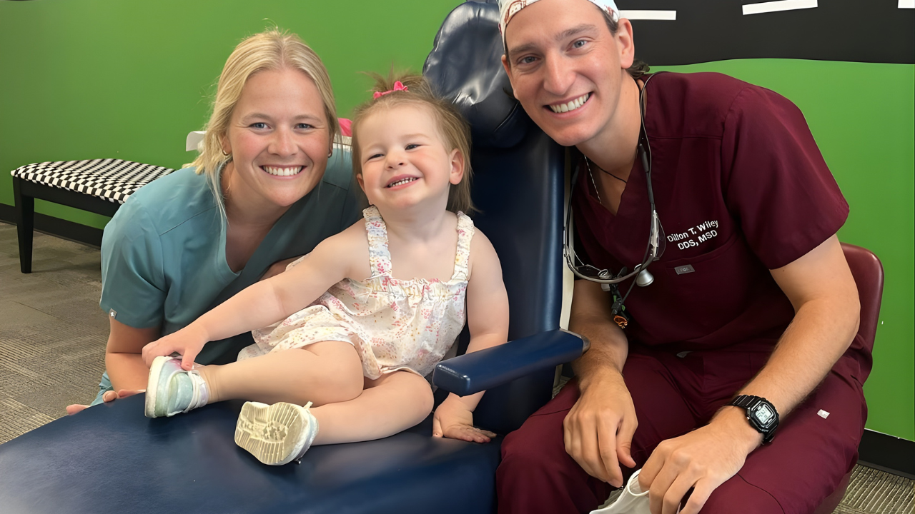 Dr WIley and her assistant with the patient